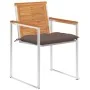 Sillas de jardín y cojines 8 unidades madera maciza de acacia by , Garden chairs - Ref: Foro24-3078547, Price: 1,00 €, Discou...