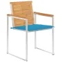 Sillas de jardín 4 unidades con cojines madera maciza teca by , Garden chairs - Ref: Foro24-3078558, Price: 539,07 €, Discoun...
