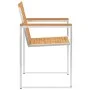 Sillas de jardín 4 unidades con cojines madera maciza teca by , Garden chairs - Ref: Foro24-3078558, Price: 539,07 €, Discoun...