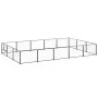 Perrera acero 15 m² negra by , Dog kennels and fences - Ref: Foro24-3082129, Price: 297,12 €, Discount: %