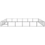 Perrera acero 36 m² negra by , Dog kennels and fences - Ref: Foro24-3082169, Price: 422,99 €, Discount: %