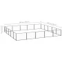 Perrera acero 25 m² negra von , Hundehütten und Zäune - Ref: Foro24-3082157, Preis: 361,37 €, Rabatt: %