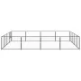 Perrera acero 16 m² negra von , Hundehütten und Zäune - Ref: Foro24-3082143, Preis: 297,12 €, Rabatt: %