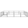 Perrera acero 16 m² negra von , Hundehütten und Zäune - Ref: Foro24-3082143, Preis: 297,12 €, Rabatt: %