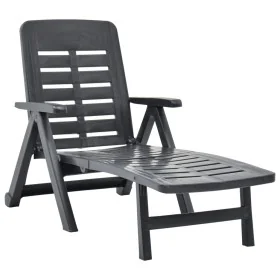 Tumbona plegable de plástico gris antracita by , Loungers - Ref: Foro24-48756, Price: 138,63 €, Discount: %