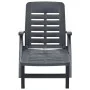 Tumbona plegable de plástico gris antracita by , Loungers - Ref: Foro24-48756, Price: 129,18 €, Discount: %