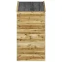 Cobertizo de herramientas con puerta madera pino 107x107x220 cm by , Sheds - Ref: Foro24-318193, Price: 412,57 €, Discount: %