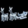 Renos y trineo de Navidad con malla 648 LED by , Christmas lights - Ref: Foro24-289974, Price: 102,54 €, Discount: %
