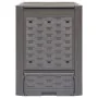 Compostador de jardín marrón plástico ratán 60x60x83 cm 300 L by , Composters - Ref: Foro24-45681, Price: 91,37 €, Discount: %