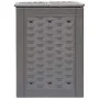 Compostador de jardín marrón plástico ratán 60x60x83 cm 300 L by , Composters - Ref: Foro24-45681, Price: 91,37 €, Discount: %