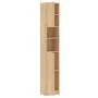 Armario baño madera de ingeniería color roble 32x25,5x190 cm de , Muebles de baño - Ref: Foro24-802879, Precio: 106,48 €, Des...
