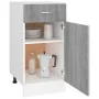 Armario bajo cocina “Lyon” madera ingeniería gris Sonoma von , Küchenschränke - Ref: Foro24-815571, Preis: 67,17 €, Rabatt: %