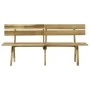 Banco de jardín de madera de pino impregnada 220 cm by , garden benches - Ref: Foro24-318402, Price: 130,67 €, Discount: %