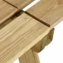 Banco de jardín de madera de pino impregnada 220 cm by , garden benches - Ref: Foro24-318402, Price: 130,67 €, Discount: %