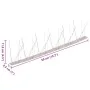 Set de 20 hileras pinchos contra pájaros y palomas 5 filas 10 m von , Tierabwehrmittel - Ref: Foro24-149133, Preis: 52,25 €, ...