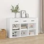 Aparador de madera contrachapada blanco 100x30x59,5 cm de , Aparadores - Ref: Foro24-821004, Precio: 120,02 €, Descuento: %