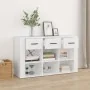 Aparador de madera contrachapada blanco 100x30x59,5 cm de , Aparadores - Ref: Foro24-821004, Precio: 120,02 €, Descuento: %