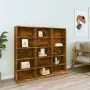 Estantería de CDs contrachapada roble ahumado 102x23x89,5 cm by , CD and DVD storage - Ref: Foro24-815483, Price: 89,83 €, Di...