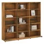 Estantería de CDs contrachapada roble ahumado 102x23x89,5 cm by , CD and DVD storage - Ref: Foro24-815483, Price: 89,83 €, Di...