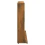 Estantería de CDs contrachapada roble ahumado 102x23x89,5 cm by , CD and DVD storage - Ref: Foro24-815483, Price: 89,83 €, Di...