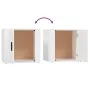 Mesita de noche blanca 50x39x47 cm by , Lockers and storage cabinets - Ref: Foro24-816688, Price: 38,59 €, Discount: %