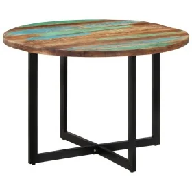 Mesa de comedor madera maciza reciclada 110x75 cm by , Kitchen and dining tables - Ref: Foro24-338480, Price: 253,65 €, Disco...