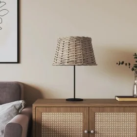 Pantalla para lámpara mimbre marrón Ø38x23 cm by , Lampshades - Ref: Foro24-364392, Price: 39,00 €, Discount: %