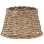 Pantalla para lámpara mimbre marrón Ø38x23 cm by , Lampshades - Ref: Foro24-364392, Price: 39,00 €, Discount: %