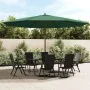 Sombrilla de jardín con poste de madera verde 400x273 cm de , Sombrillas - Ref: Foro24-363176, Precio: 147,84 €, Descuento: %