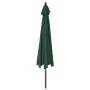 Sombrilla de jardín con poste de madera verde 400x273 cm de , Sombrillas - Ref: Foro24-363176, Precio: 147,84 €, Descuento: %