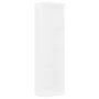 Estantería de 4 niveles madera contrachapada blanca 40x24x142cm de , Librerías y estanterías - Ref: Foro24-800837, Precio: 60...