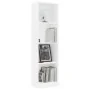 Estantería de 4 niveles madera contrachapada blanca 40x24x142cm de , Librerías y estanterías - Ref: Foro24-800837, Precio: 60...