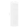 Estantería de 4 niveles madera contrachapada blanca 40x24x142cm de , Librerías y estanterías - Ref: Foro24-800837, Precio: 60...