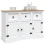 Aparador Corona Range de pino mexicano blanco 132x43x78 cm by , Sideboards - Ref: Foro24-282634, Price: 341,50 €, Discount: %