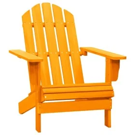 Silla de jardín Adirondack madera maciza de abeto naranja by , Garden chairs - Ref: Foro24-315878, Price: 83,43 €, Discount: %