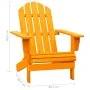 Silla de jardín Adirondack madera maciza de abeto naranja von , Gartenstühle - Ref: Foro24-315878, Preis: 89,59 €, Rabatt: %