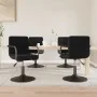 Sillas de comedor giratorias 4 unidades terciopelo negro de , Sillas de comedor - Ref: Foro24-3087916, Precio: 251,21 €, Desc...
