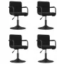 Sillas de comedor giratorias 4 unidades terciopelo negro de , Sillas de comedor - Ref: Foro24-3087916, Precio: 251,21 €, Desc...