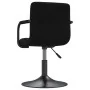 Sillas de comedor giratorias 4 unidades terciopelo negro de , Sillas de comedor - Ref: Foro24-3087916, Precio: 251,21 €, Desc...
