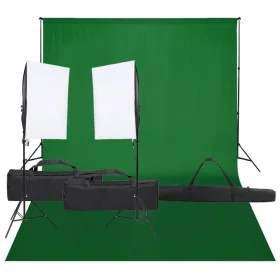Kit de estudio fotográfico con set de luces y fondo by , Flashes and studio lighting - Ref: Foro24-3094742, Price: 169,93 €, ...