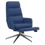 Sillón de relax con reposapiés tela azul by , Armchairs - Ref: Foro24-3097528, Price: 139,60 €, Discount: %