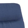 Sillón de relax con reposapiés tela azul by , Armchairs - Ref: Foro24-3097528, Price: 139,60 €, Discount: %