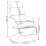 Sillón de relax con reposapiés tela azul by , Armchairs - Ref: Foro24-3097528, Price: 139,60 €, Discount: %