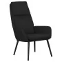 Sillón de relax con reposapiés tela negro by , Armchairs - Ref: Foro24-3097774, Price: 120,92 €, Discount: %
