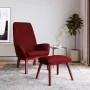 Sillón de relax con taburete tela rojo tinto von , Sessel - Ref: Foro24-3097879, Preis: 160,51 €, Rabatt: %