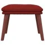 Sillón de relax con taburete tela rojo tinto von , Sessel - Ref: Foro24-3097879, Preis: 160,51 €, Rabatt: %