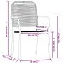 Juego de comedor de jardín 5 piezas negro de , Conjuntos de jardín - Ref: Foro24-3099139, Precio: 316,71 €, Descuento: %