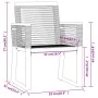 Juego de comedor de jardín 5 piezas negro de , Conjuntos de jardín - Ref: Foro24-3099151, Precio: 408,18 €, Descuento: %