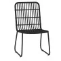 Juego de comedor de jardín 7 piezas negro de , Conjuntos de jardín - Ref: Foro24-3099170, Precio: 783,14 €, Descuento: %