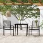 Juego de comedor de jardín 3 piezas negro von , Gartensets - Ref: Foro24-3099203, Preis: 192,12 €, Rabatt: %